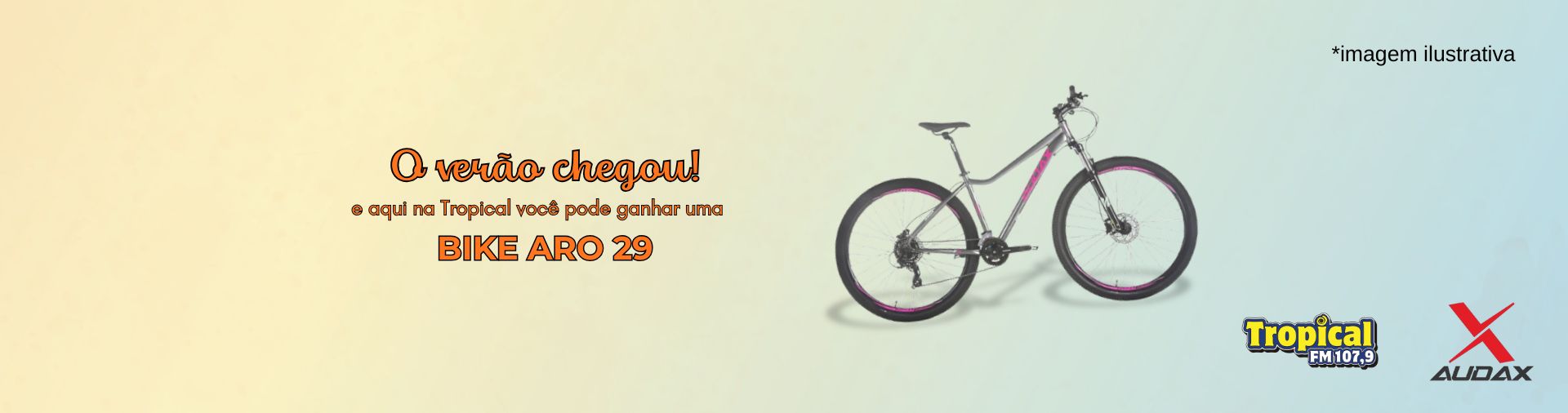 Banner Bike Aro 29 neste Verão!