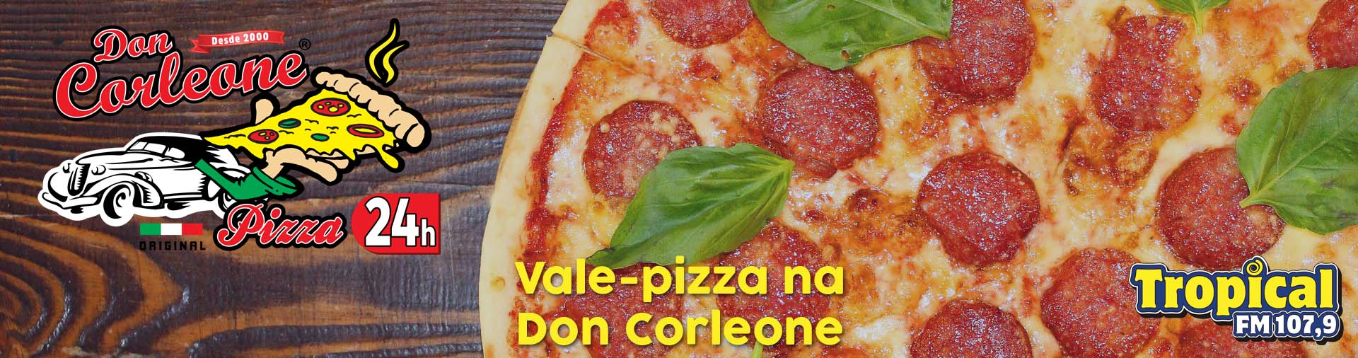 Banner Dois Vales-Pizza da Don Corleone
